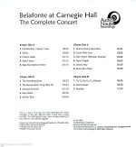 Harry Belafonte , Belafonte At Carnegie Hall: The Complete Concert, 2X Vinyl, 33rpm, Audio Nautes Recordings - imagine 4