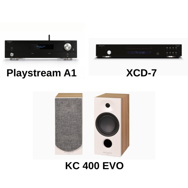 Pachet Advance Paris Playstream A1 + XCD-7 + Boxe de Raft KC 400 EVO